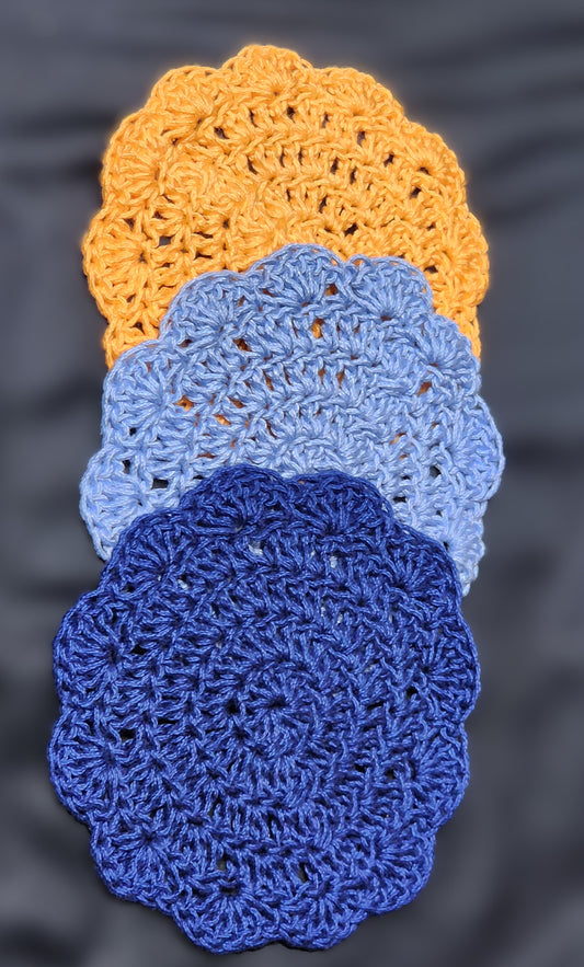 Cotton Sunburst Coasters